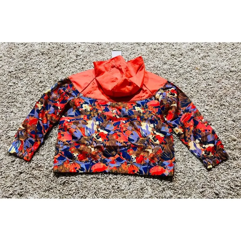NWT❤️Nike Girls' Sportswear Windrunner Printed Jacket szL